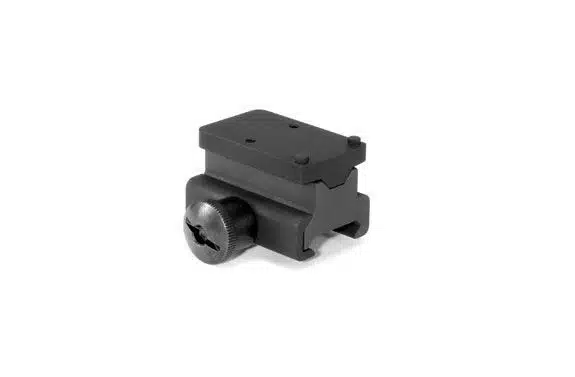 Compact mount adapter for RMR, enhancing firearm accuracy and stability in tactical situations.