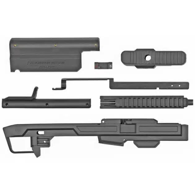 CZ Scorpion EVO 3 Bullpup Kit - Matte Black Components for Improved Tactical Performance.