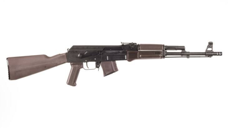 Arsenal SAM7R 7.62x39mm semi-auto rifle with stylish wood furniture and precision accuracy.