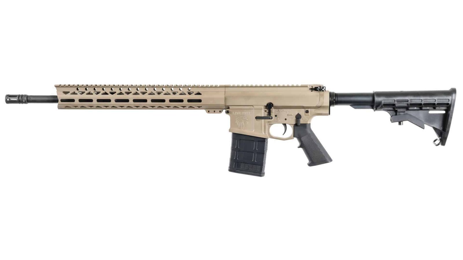 LF308 Battle RifleCerakote Flat Dark Earth (FDE) 308 Win 20rd Mag