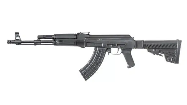 Arsenal SAM7R 7.62x39mm rifle with adjustable stock and 30-round magazine for precision shooting.