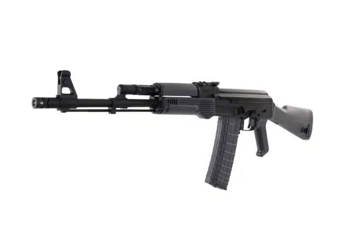 Arsenal SAM5 5.56mm rifle: precision design, adjustable stock, matte finish for optimal performance.