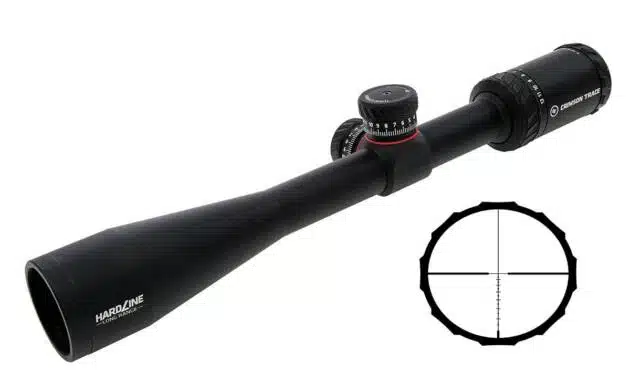 High-performance matte black rifle scope for precision shooting in any condition.