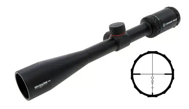 Sleek matte black rifle scope for precision shooting in all lighting conditions.