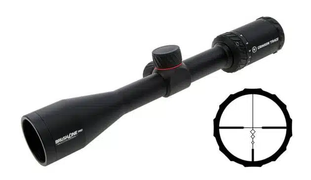 Premium matte black rifle scope with adjustable magnification for precise long-range shooting.