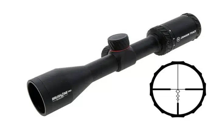 Sleek matte black rifle scope with adjustable reticle and precision controls for enhanced shooting accuracy.