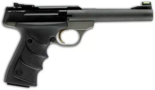 Modern black tactical pistol with ergonomic grip and precision design for enhanced performance.