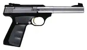 Sleek semi-automatic handgun with ergonomic grip and modern design for comfort and control.