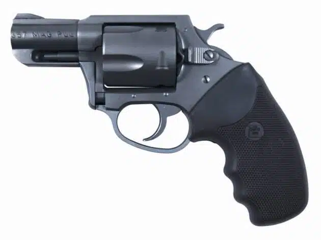 Compact black revolver, model 13520, perfect for self-defense, concealment, and reliable performance.