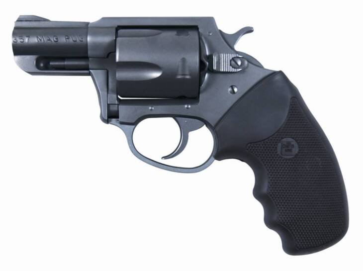 Compact black revolver, model 13520, perfect for self-defense, concealment, and reliable performance.