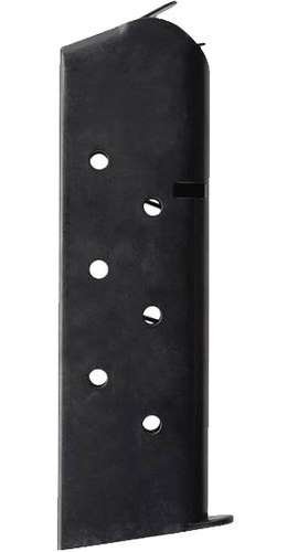 Durable black 1911 handgun magazine with round count window for reliable performance and quick reloading.