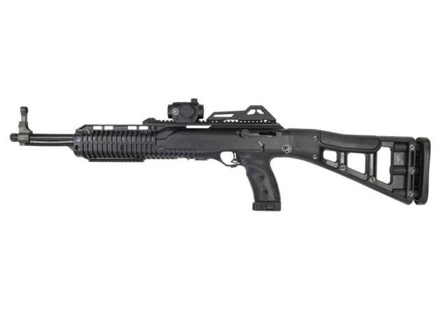 Sleek tactical rifle with adjustable stock and customizable accessory rails for various shooting needs.