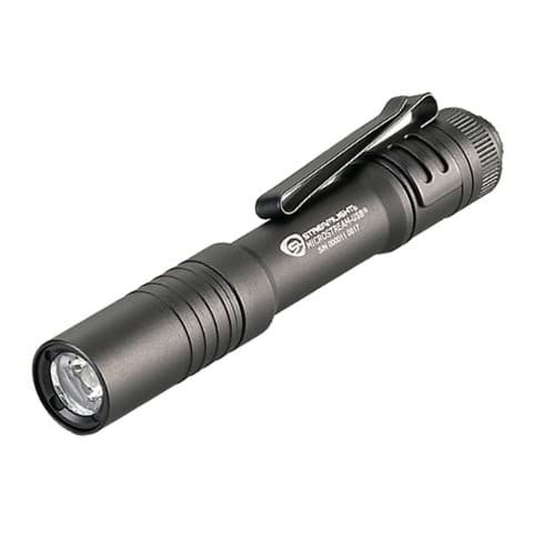 Sleek, durable LED flashlight with textured grip and clip for outdoor and everyday use.