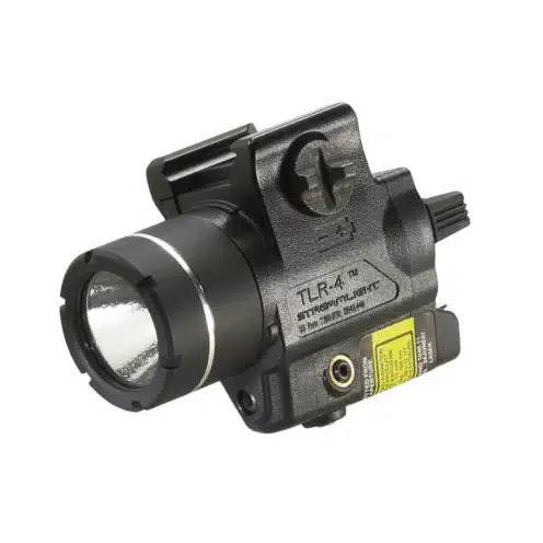 Compact TLR-4 light and laser sight for precision aiming on firearms in any tactical situation.
