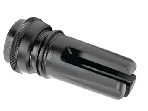 Sleek black nozzle adapter with adjustable slots and knurled grip for plumbing and industrial use.