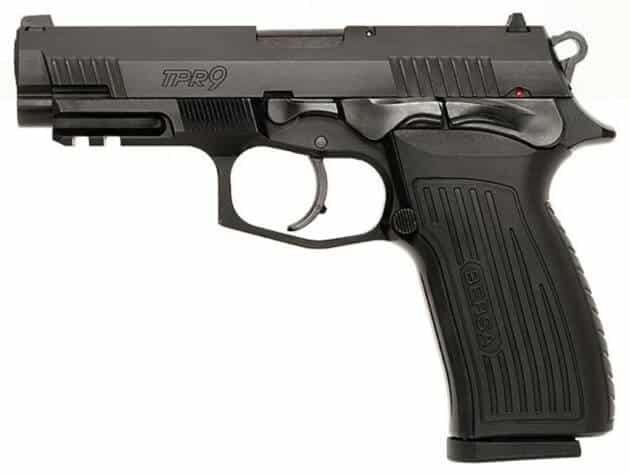 BSTPR9M Compact Tactical Pistol: ergonomic design, reduced recoil, ideal for law enforcement and personal defense.