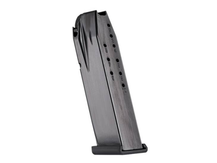 CAMA594 Tactical Metal Handgun Magazine with round indicators for quick ammo checks and reliable performance.