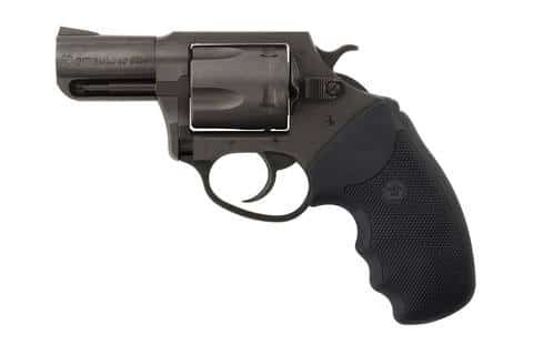 Compact matte black revolver CH64020, optimized for personal defense and concealed carry efficiency.