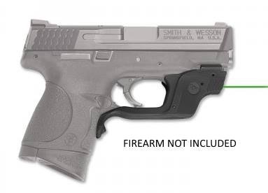 Compact handgun model CTLG-360G with integrated laser sight for enhanced aiming precision.