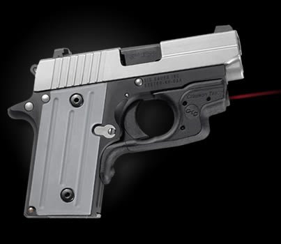 Sleek CTLG-492 Compact Handgun with laser sight and textured grip for enhanced accuracy and control.