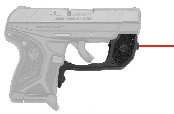 Compact handgun laser sight attachment for enhanced aiming precision and quick target acquisition.