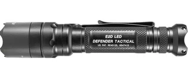Durable E2D LED Defender Tactical Flashlight for safety, outdoor use, and emergency preparedness.