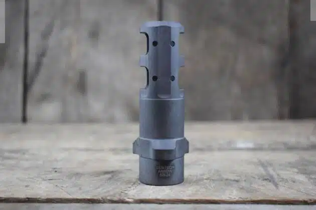 Precision muzzle device GT34706: Enhance accuracy, reduce recoil, and improve firearm performance.