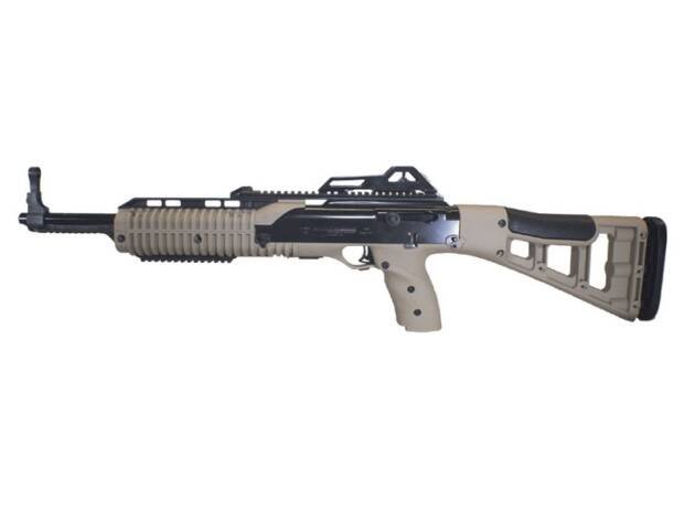 Ergonomic semi-automatic rifle with adjustable stock and red dot sight for tactical versatility.