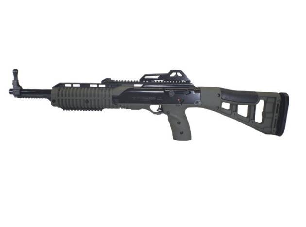 Modern olive drab tactical rifle with adjustable stock and customizable rail system - HP995TSOD.