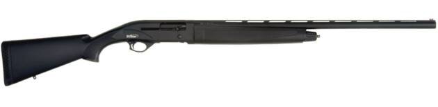 Versatile semi-automatic shotgun with customizable rail, ergonomic design, and durable matte black finish.