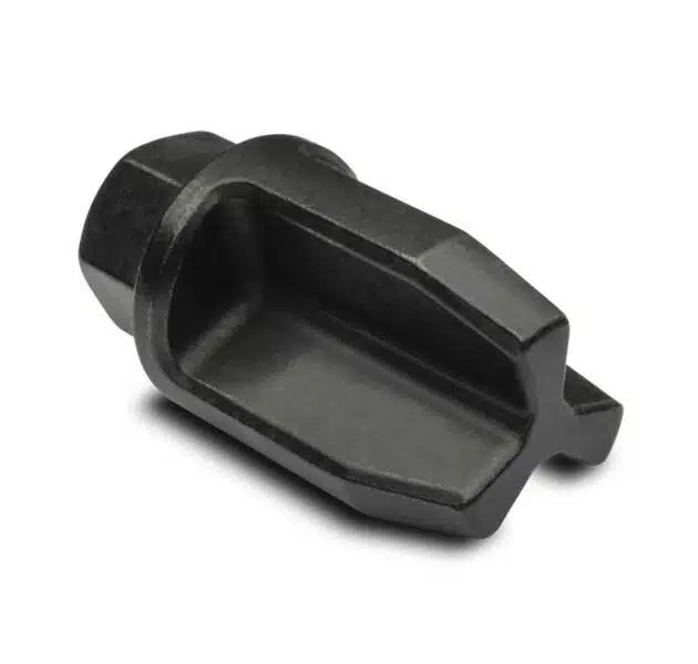 Durable metal tool adapter for precise automotive and machinery applications, ensuring secure connections.