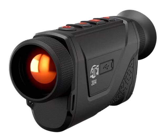 ATN Blaze 384 Pro: Compact thermal imaging camera for hunting, wildlife observation, and security.