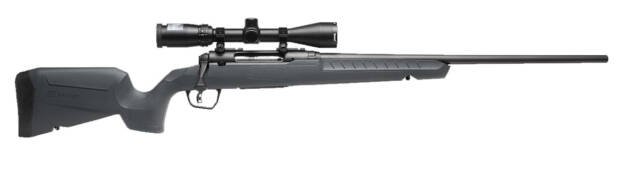 Sleek precision rifle with ergonomic design and high-quality scope for accurate long-range shooting.