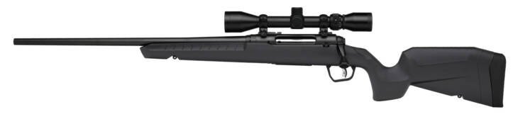 Sleek Axis2XP Gray L1645 rifle with long barrel and precision scope for accurate targeting.