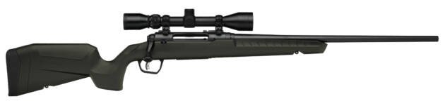 Precision green tactical rifle with matte black barrel and scope for accurate long-range shooting.
