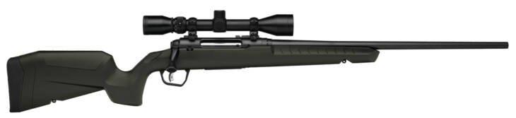 Precision green tactical rifle with matte black barrel and scope for accurate long-range shooting.