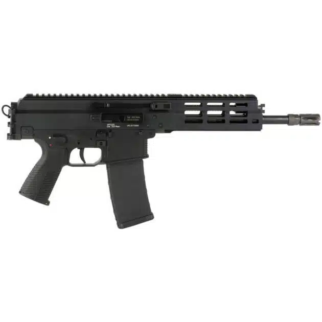 Sleek tactical rifle with customization options, designed for close-quarters combat and versatility.