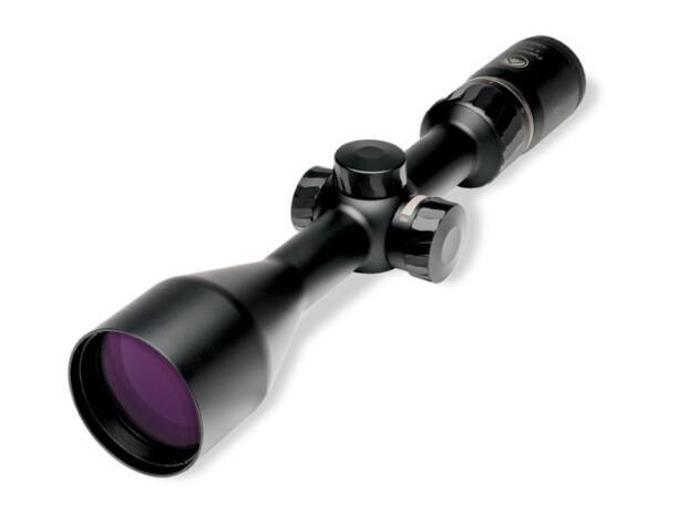 High-performance rifle scope with advanced coatings for enhanced light, clarity, and precision adjustments.