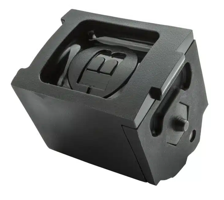 Compact, ergonomic device for seamless cable management in tech and industrial environments.