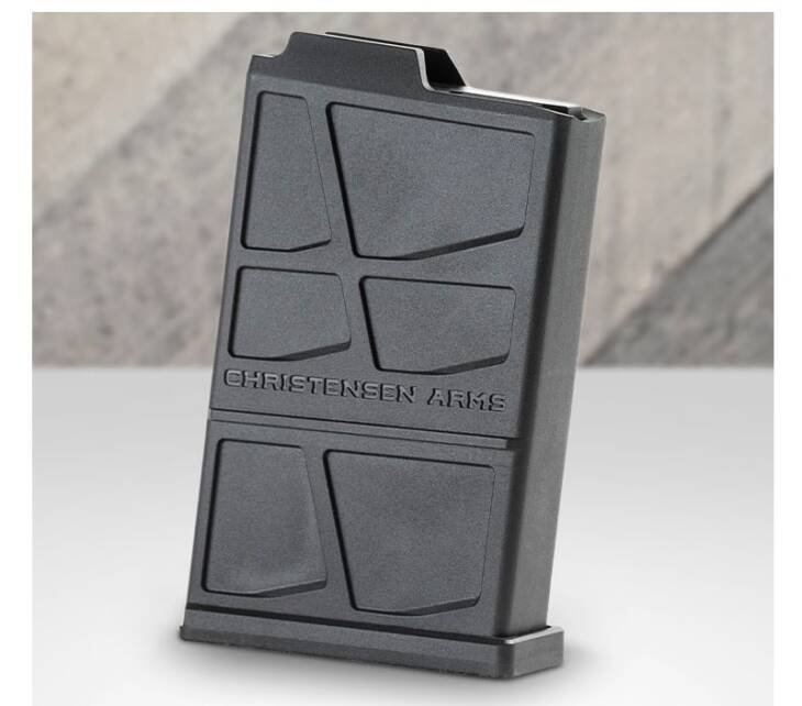 Christenson Arms Compact Tactical Magazine - Reliable, sleek design with textured grips for quick reloads.