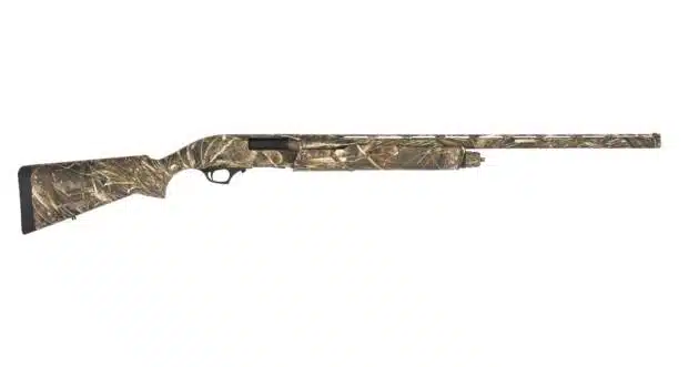 CobraMax 7E913: Durable, camo shotgun designed for precision and stealth in hunting environments.