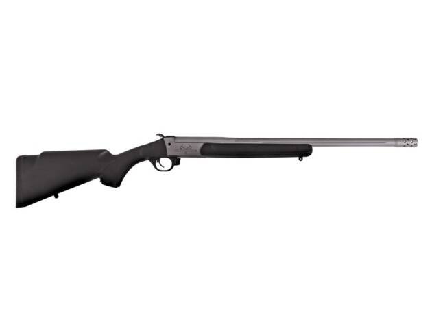 Sleek single-shot rifle for precision shooting and hunting, combining performance with minimalist design.