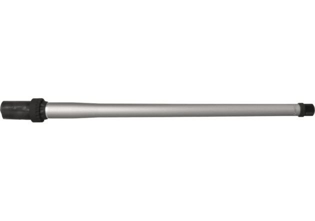 Durable metal rod with textured grip for secure connections in industrial machinery and tools.