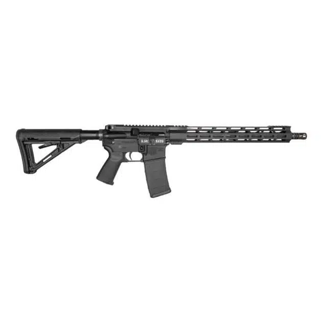 Versatile modern semi-automatic rifle with adjustable stock, ergonomic grip, and tactical rail system.