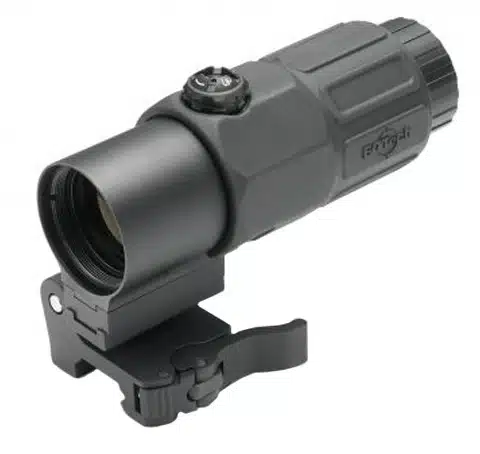 Durable tactical monocular with adjustable focus for optimal clarity in outdoor and military settings.