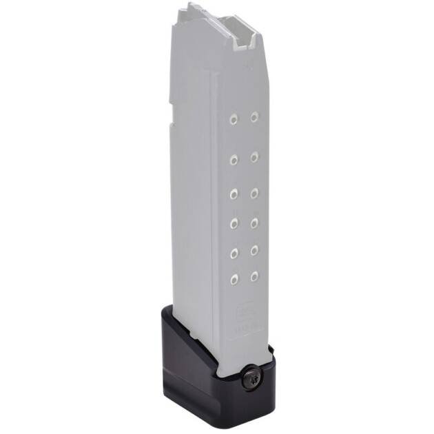 Durable semi-transparent firearm magazine with witness holes for easy ammo tracking and performance.