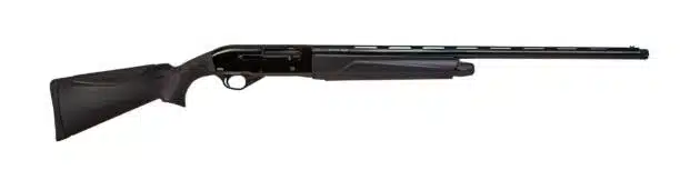 Sleek matte black tactical shotgun ft488e4, ideal for precision hunting and sport shooting.