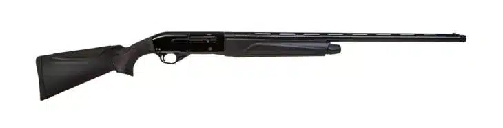 Sleek matte black tactical shotgun ft488e4, ideal for precision hunting and sport shooting.