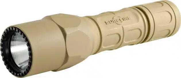Durable tactical flashlight with powerful LED beam, ideal for outdoor adventures and emergencies.