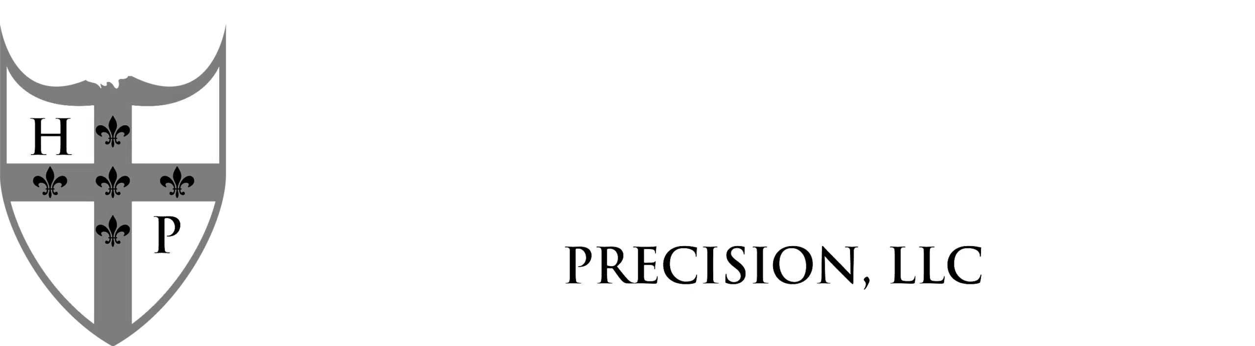 Hawkins Precision logo: bold typography and elegant shield emblem symbolizing quality craftsmanship.